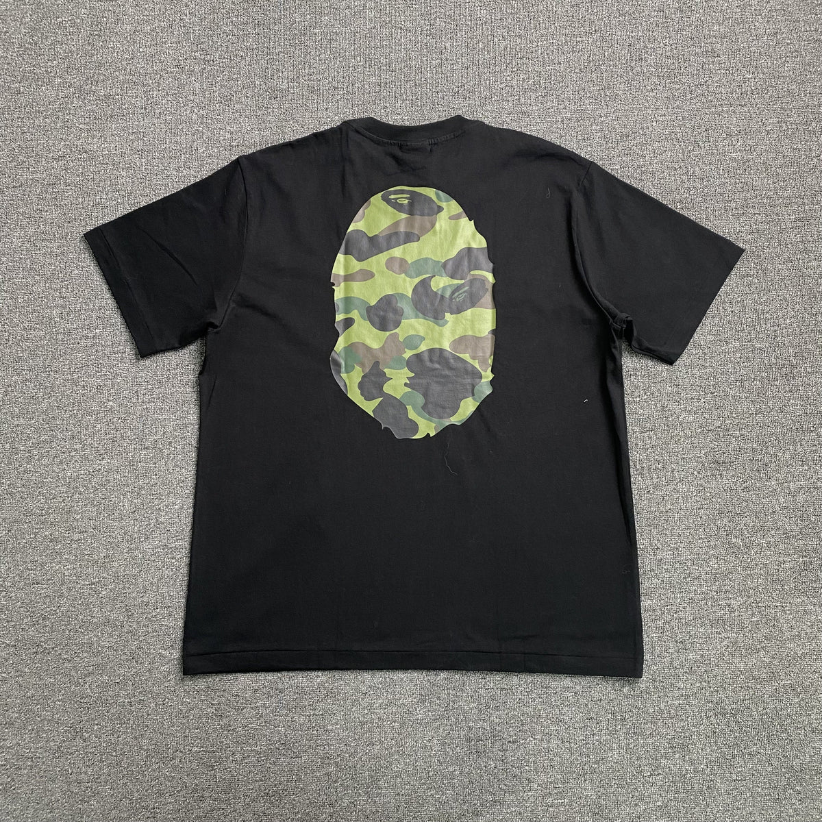 Remera Bape Camo Big Ape Head Negra
