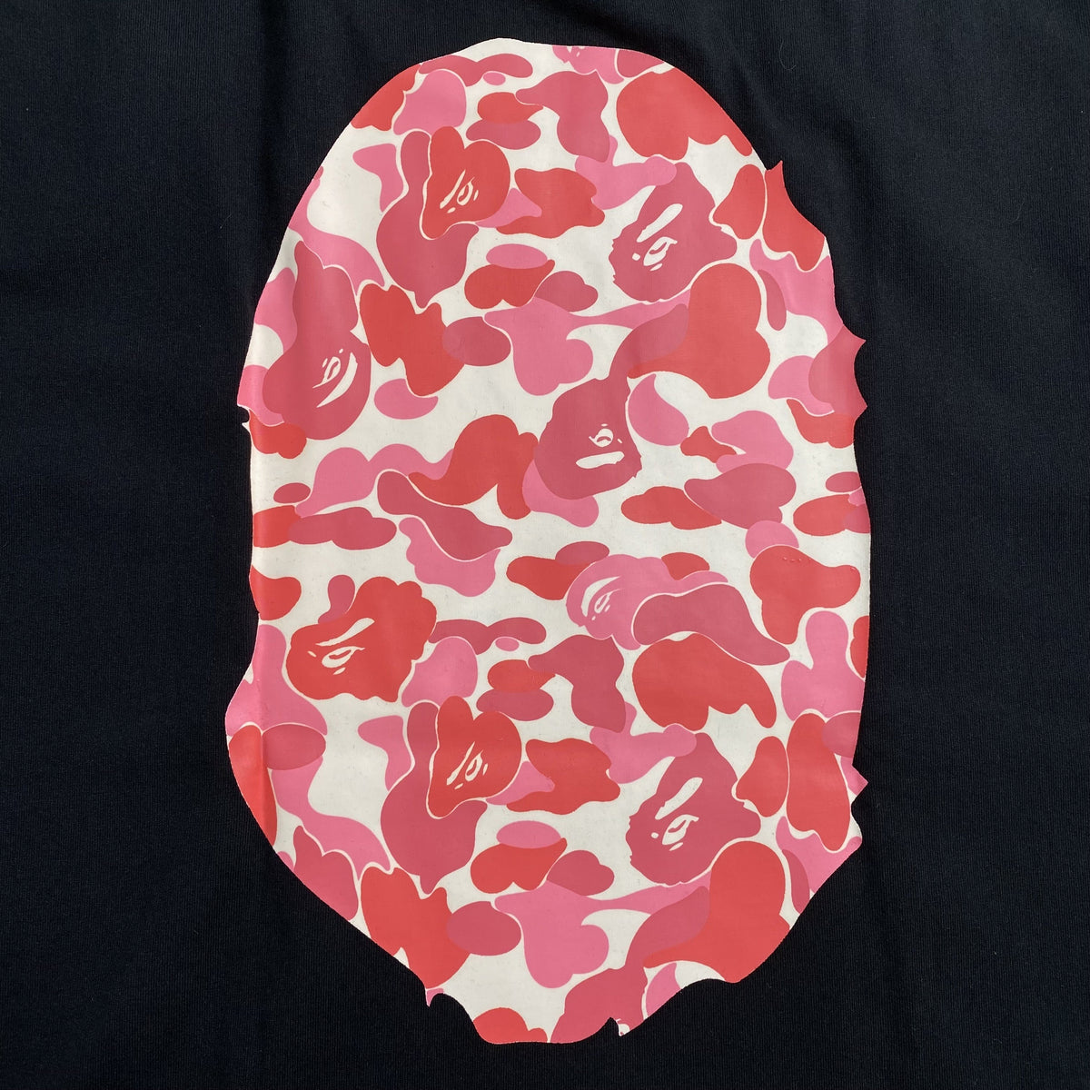 Remera Bape Camo Big Ape Head Negra