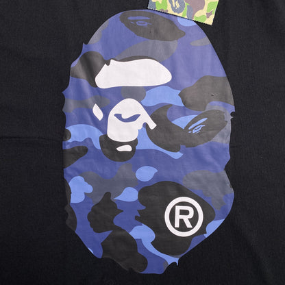 Remera Bape Camo Big Ape Head Negra
