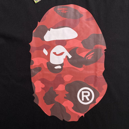 Remera Bape Camo Big Ape Head Negra