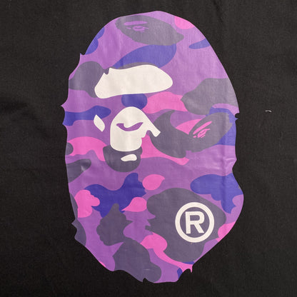 Remera Bape Camo Big Ape Head Negra