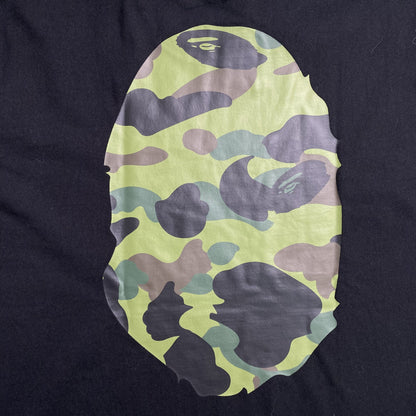 Remera Bape Camo Big Ape Head Negra