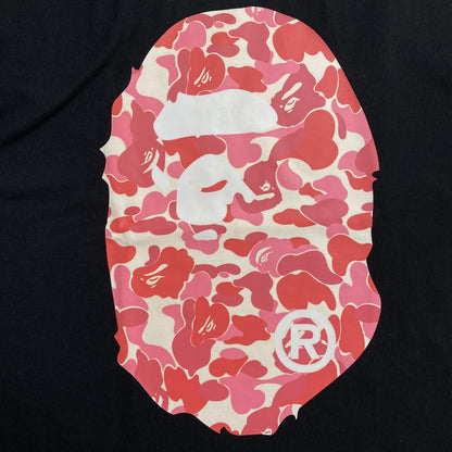 Remera Bape Camo Big Ape Head Negra