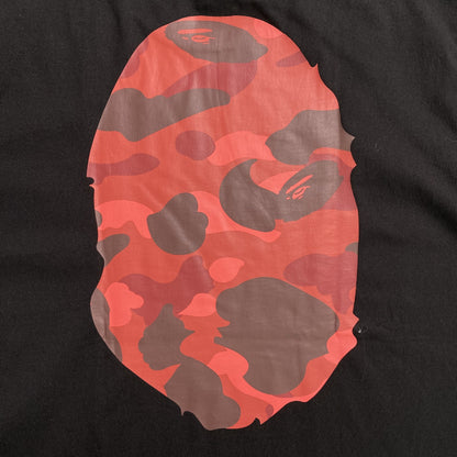 Remera Bape Camo Big Ape Head Negra