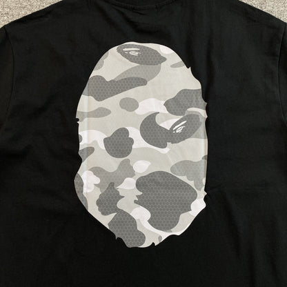 Remera Bape Camo Big Ape Head Negra