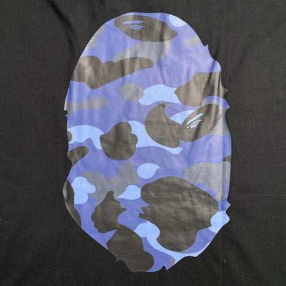 Remera Bape Camo Big Ape Head Negra