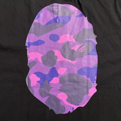 Remera Bape Camo Big Ape Head Negra