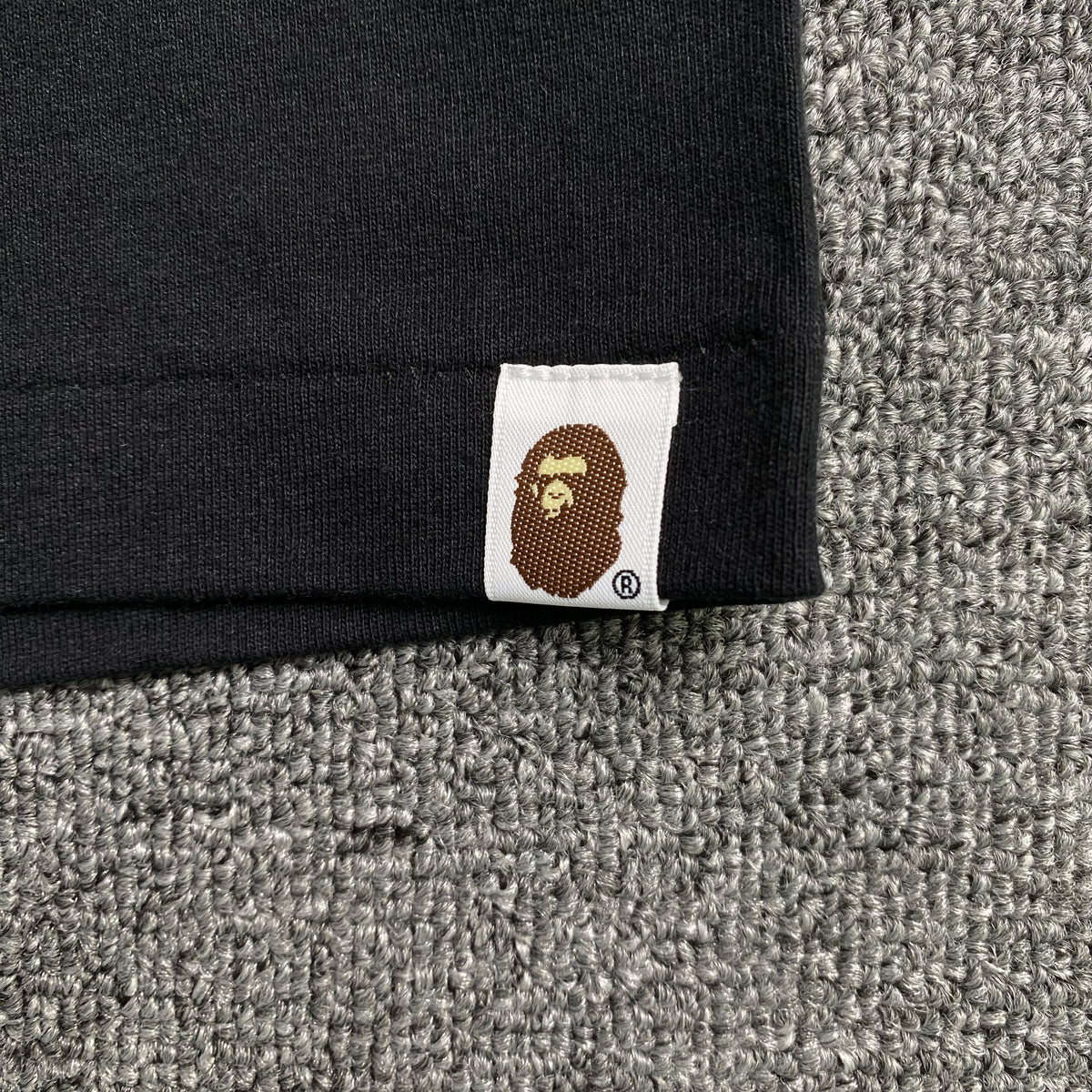 Remera Bape Camo Big Ape Head Negra