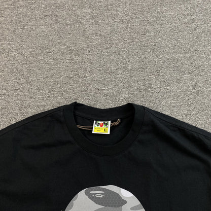 Remera Bape Camo Big Ape Head Negra