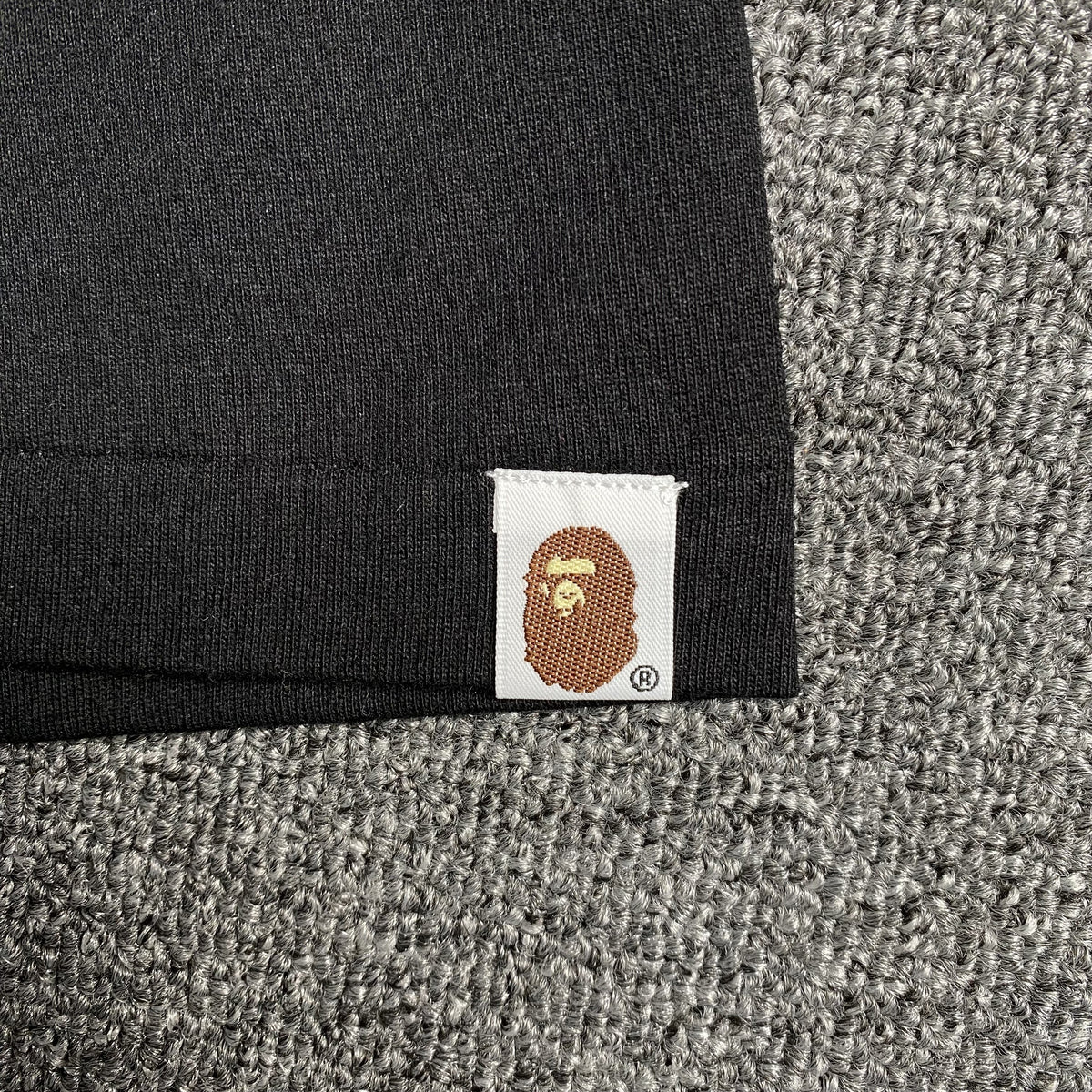 Remera Bape Camo Big Ape Head Negra