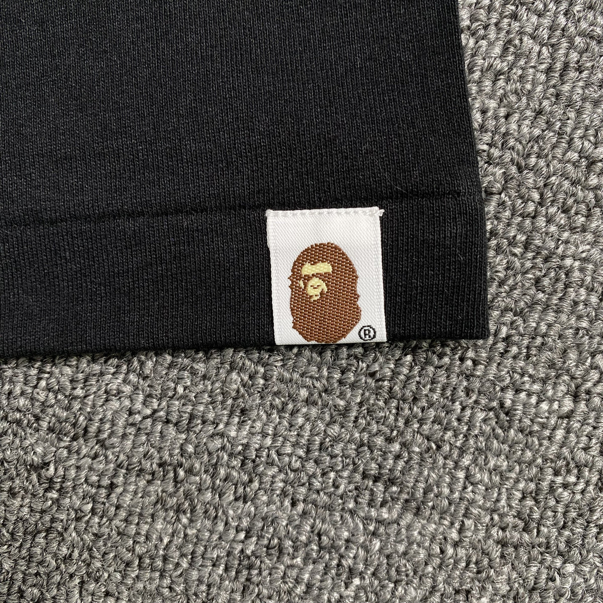 Remera Bape Camo Big Ape Head Negra