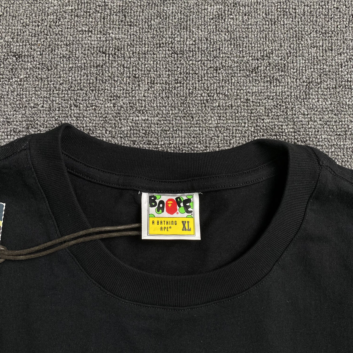 Remera Bape Camo Big Ape Head Negra