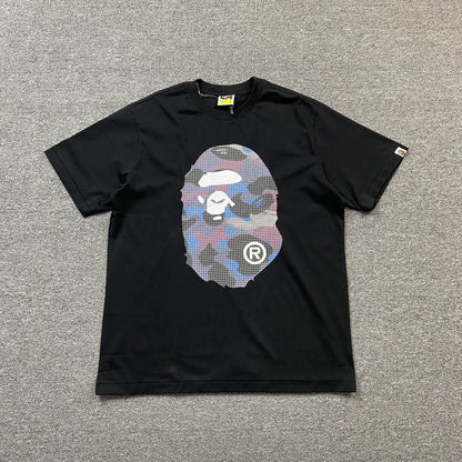 Remera Bape Camo Big Ape Head Negra