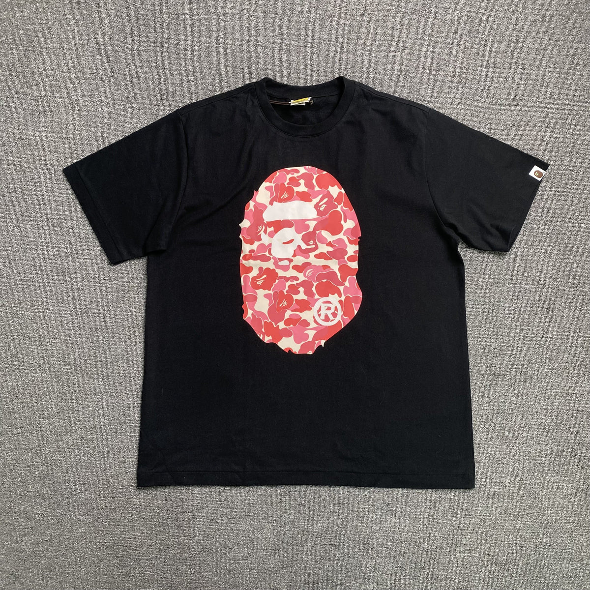 Remera Bape Camo Big Ape Head Negra