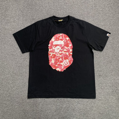 Remera Bape Camo Big Ape Head Negra