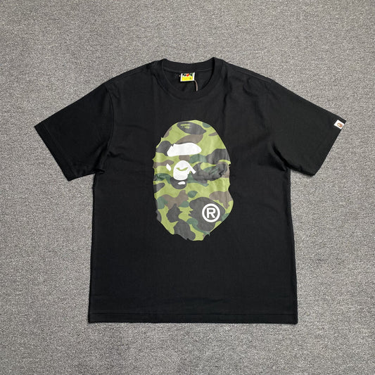 Remera Bape Camo Big Ape Head Negra