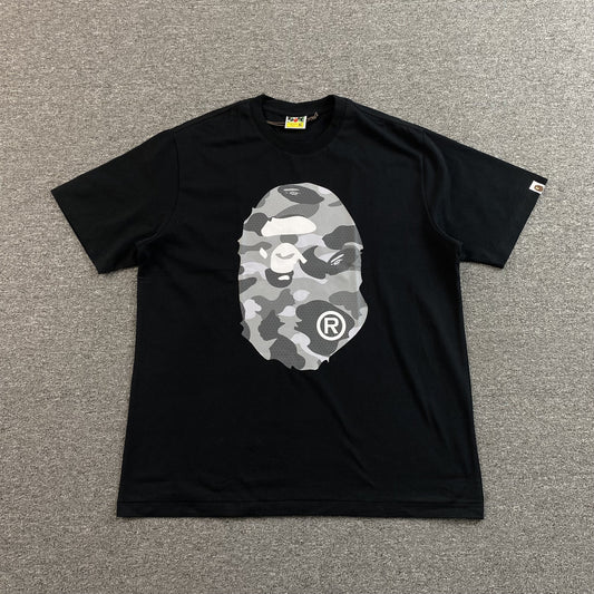 Remera Bape Camo Big Ape Head Negra