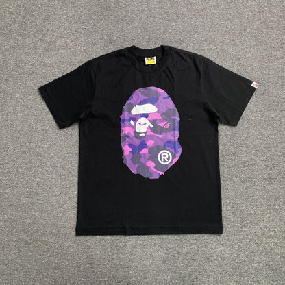 Remera Bape Camo Big Ape Head Negra