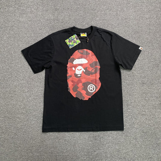 Remera Bape Camo Big Ape Head Negra
