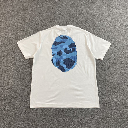 Remera Bape Camo Big Ape Head Blanca