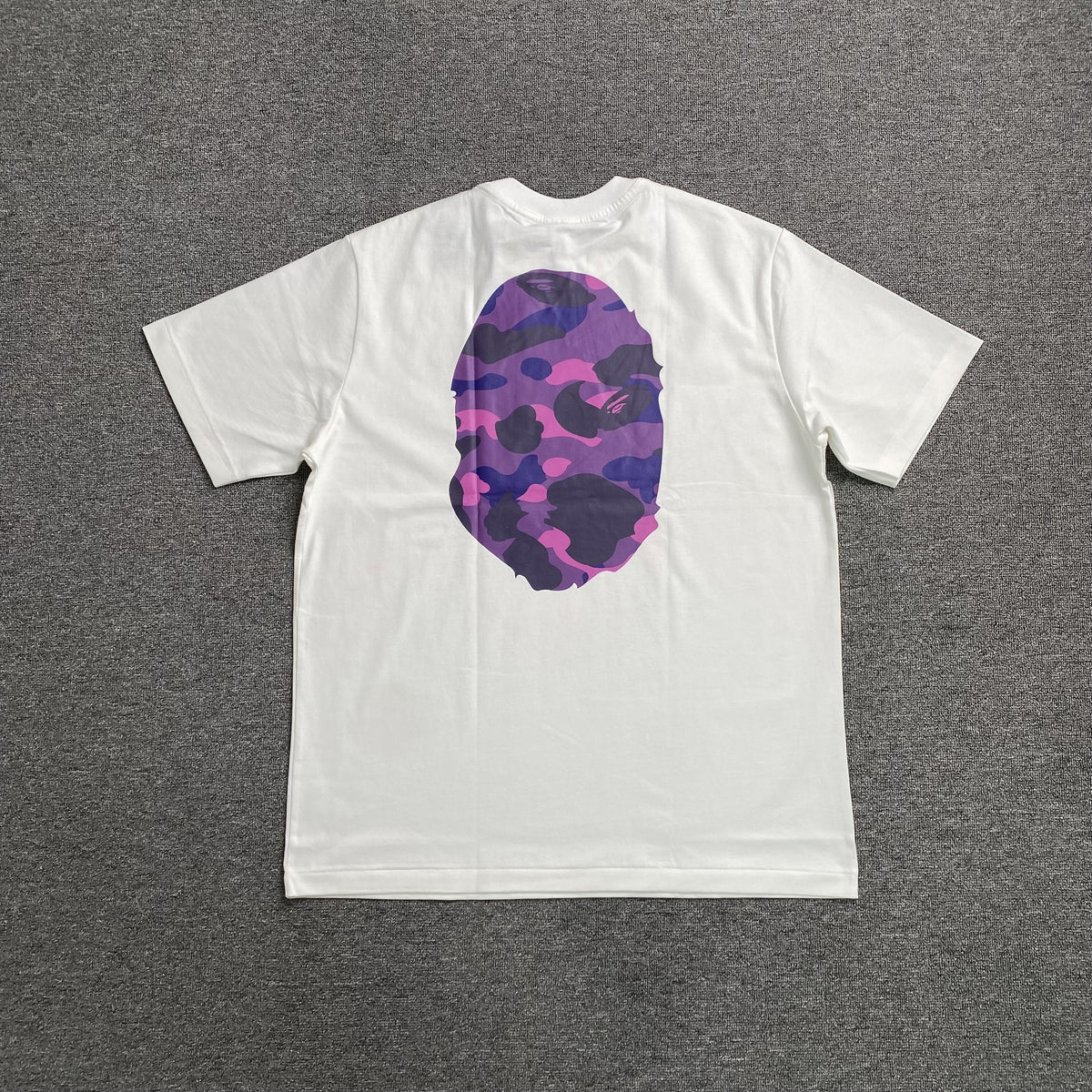 Remera Bape Camo Big Ape Head Blanca