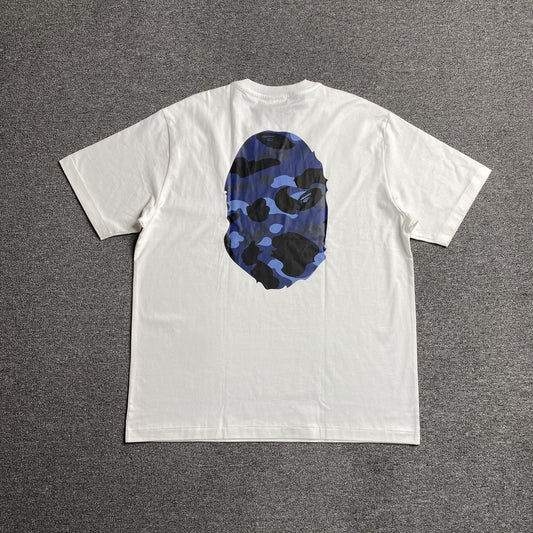 Remera Bape Camo Big Ape Head Blanca