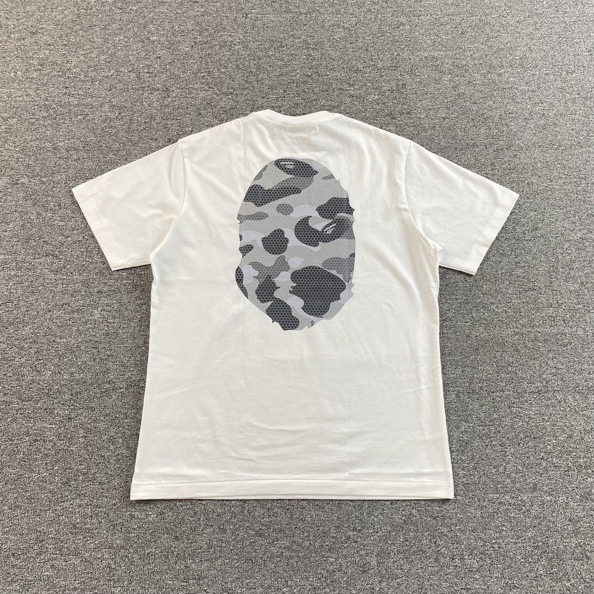 Remera Bape Camo Big Ape Head Blanca