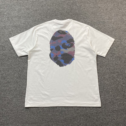 Remera Bape Camo Big Ape Head Blanca