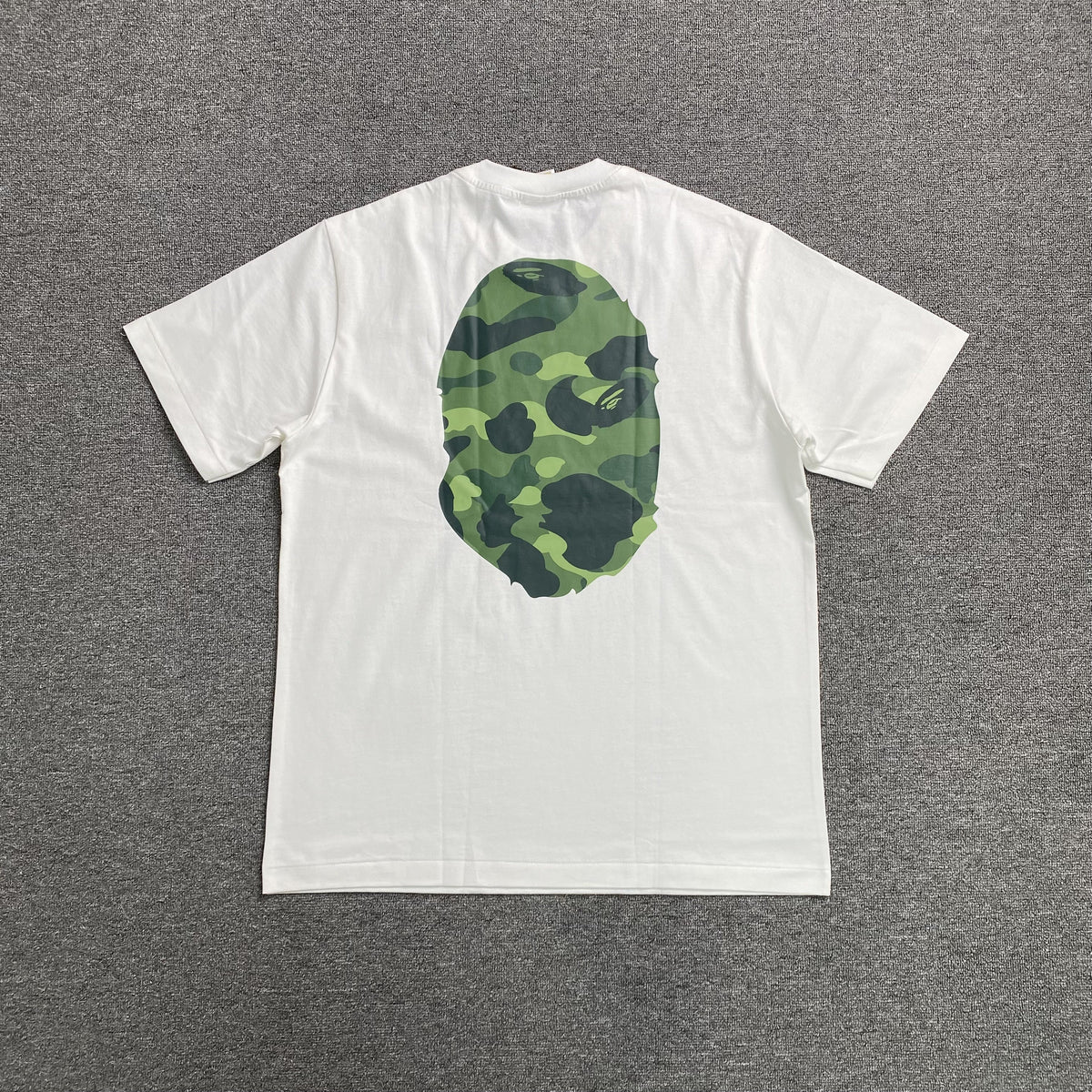 Remera Bape Camo Big Ape Head Blanca