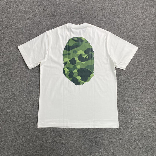 Remera Bape Camo Big Ape Head Blanca