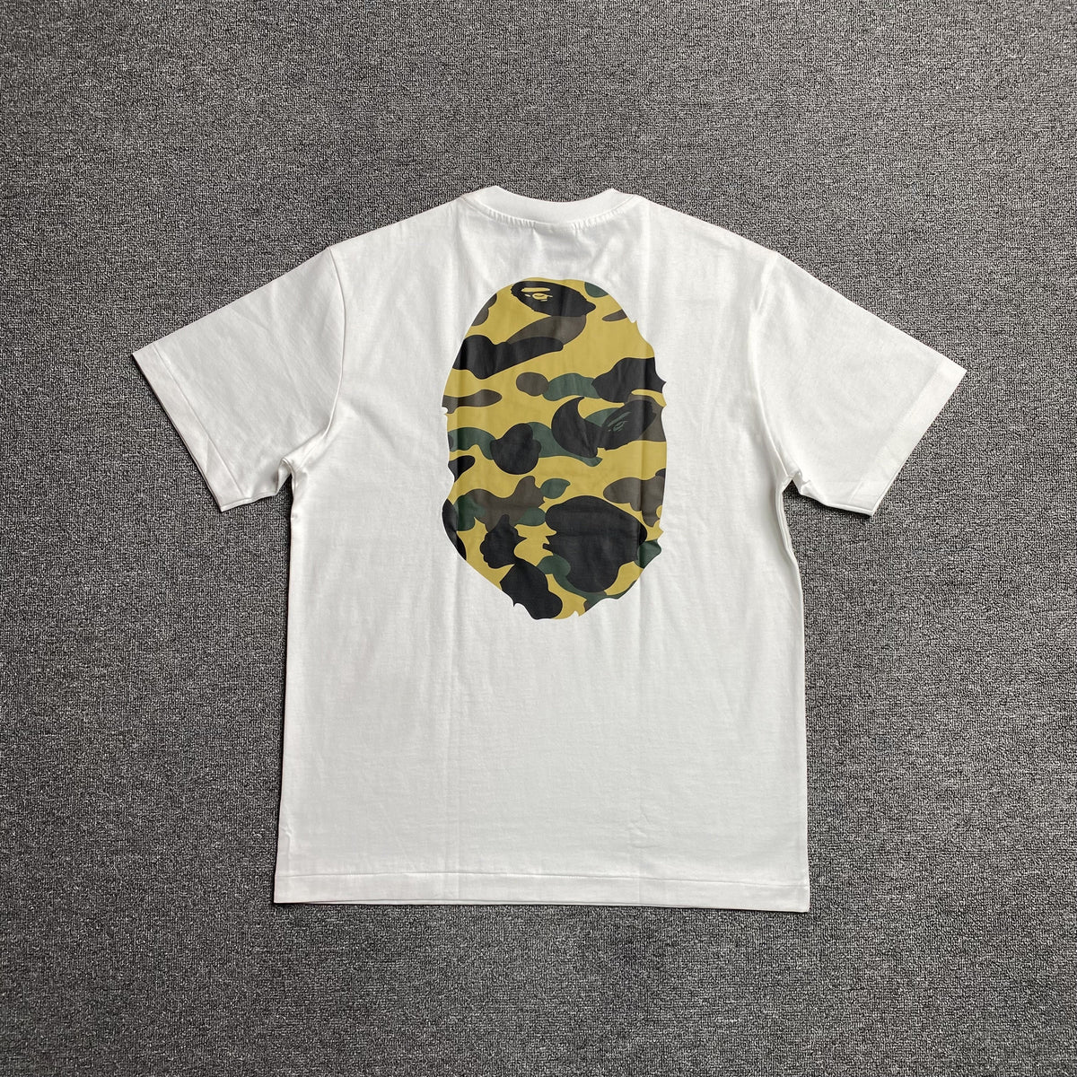 Remera Bape Camo Big Ape Head Blanca