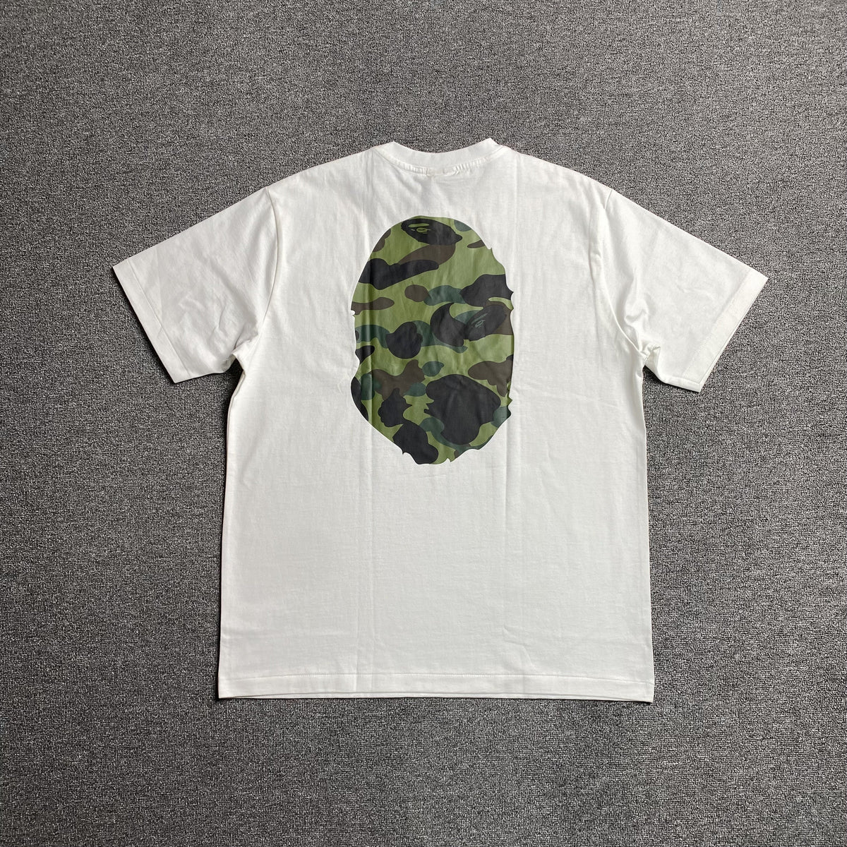 Remera Bape Camo Big Ape Head Blanca