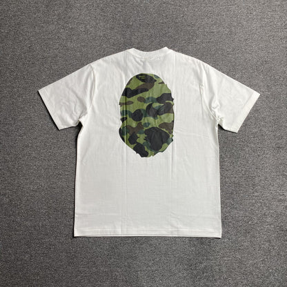 Remera Bape Camo Big Ape Head Blanca