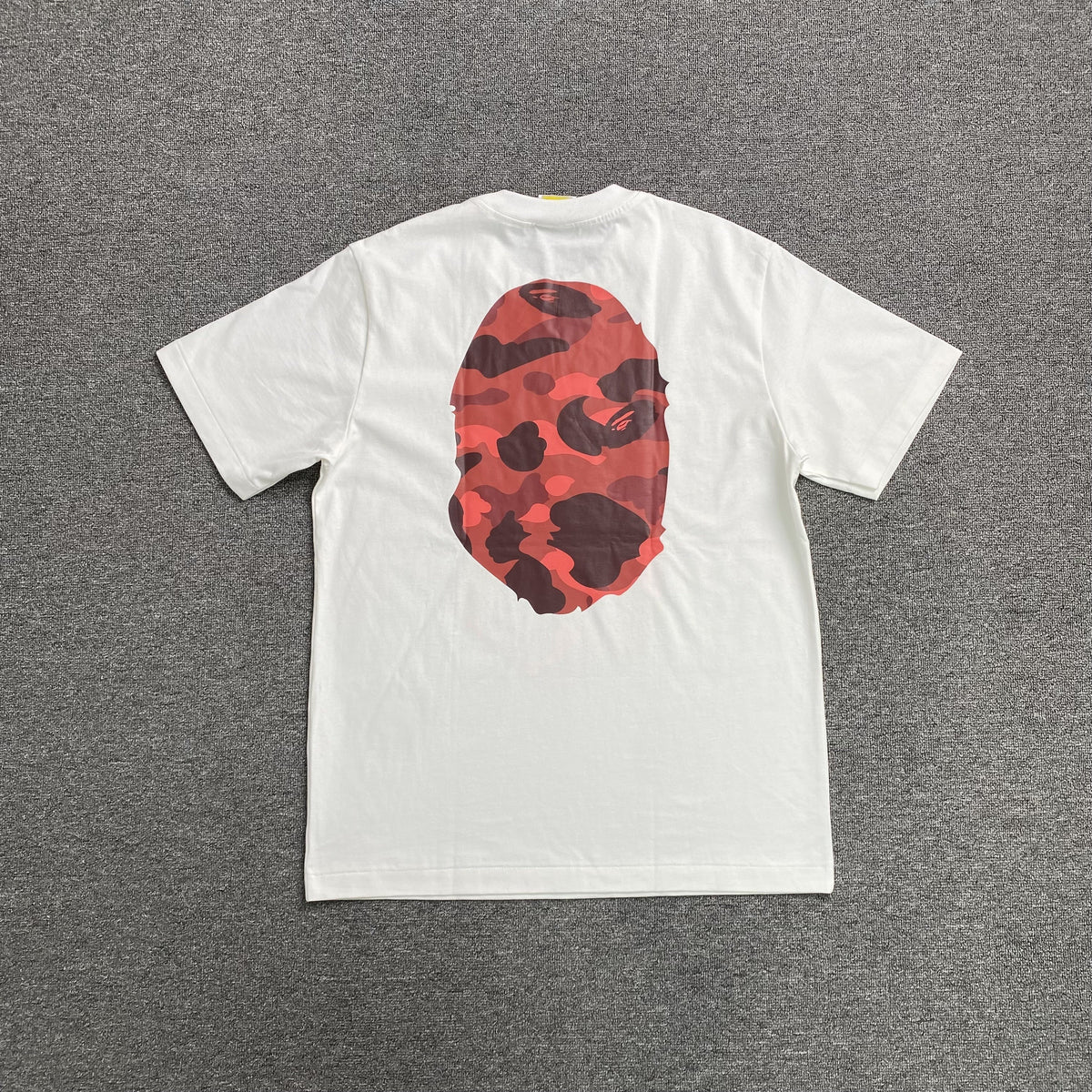 Remera Bape Camo Big Ape Head Blanca