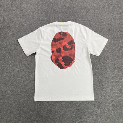 Remera Bape Camo Big Ape Head Blanca