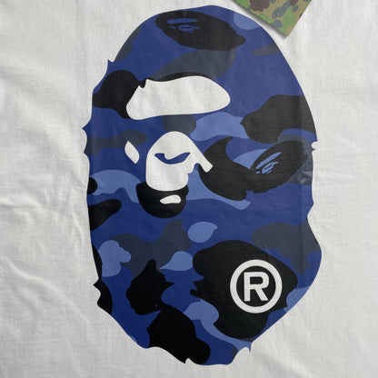 Remera Bape Camo Big Ape Head Blanca