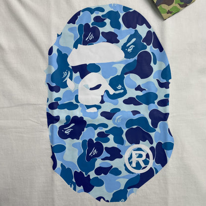 Remera Bape Camo Big Ape Head Blanca