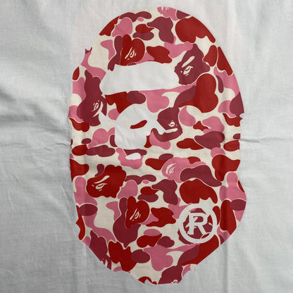 Remera Bape Camo Big Ape Head Blanca