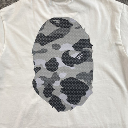 Remera Bape Camo Big Ape Head Blanca