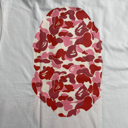 Remera Bape Camo Big Ape Head Blanca