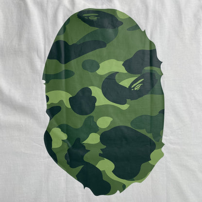 Remera Bape Camo Big Ape Head Blanca