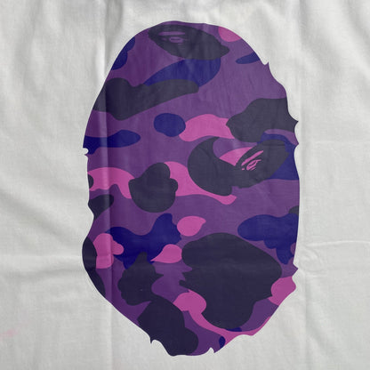 Remera Bape Camo Big Ape Head Blanca