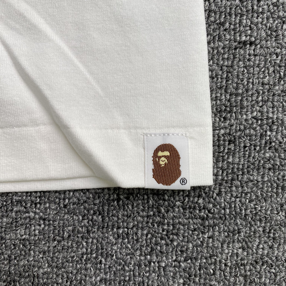 Remera Bape Camo Big Ape Head Blanca