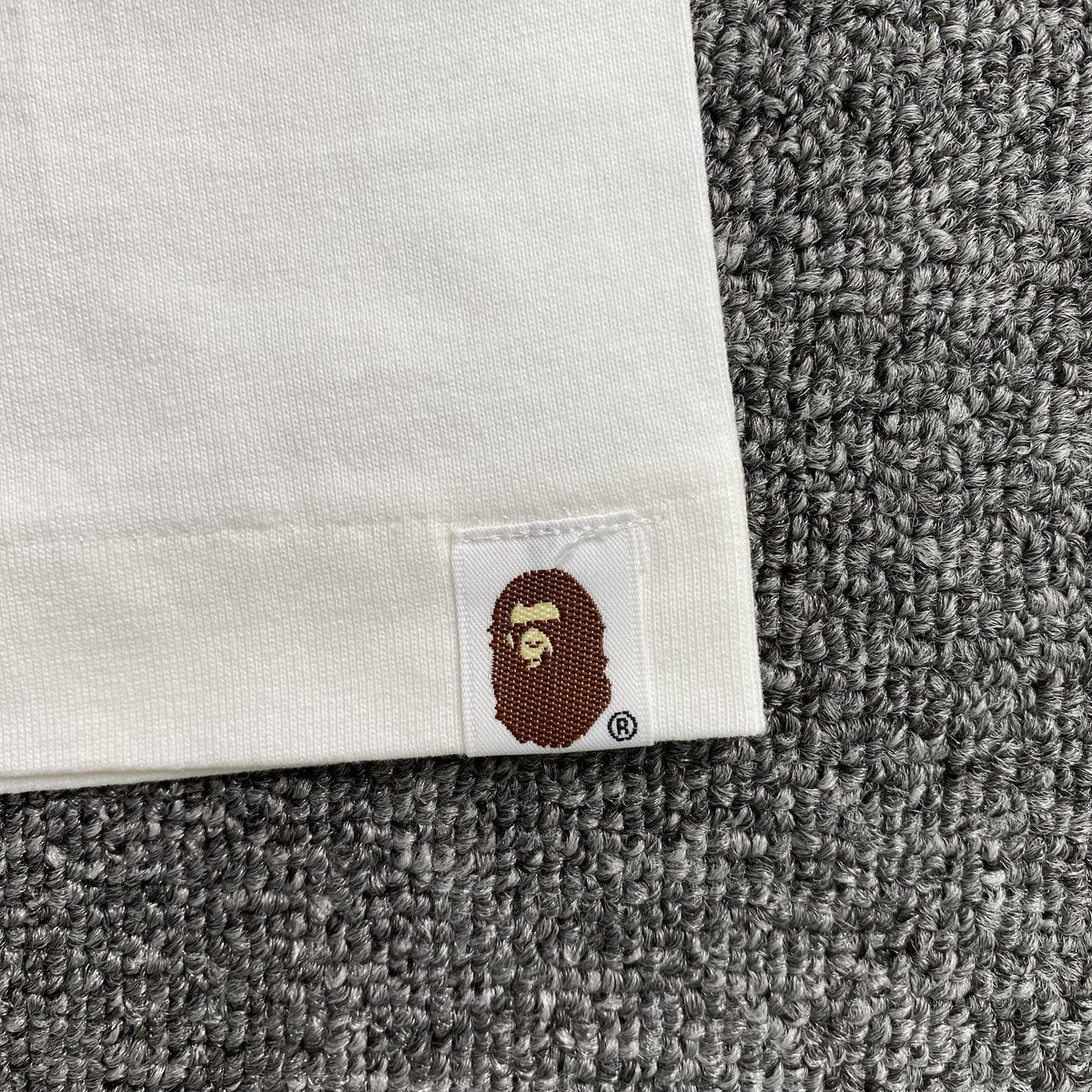 Remera Bape Camo Big Ape Head Blanca
