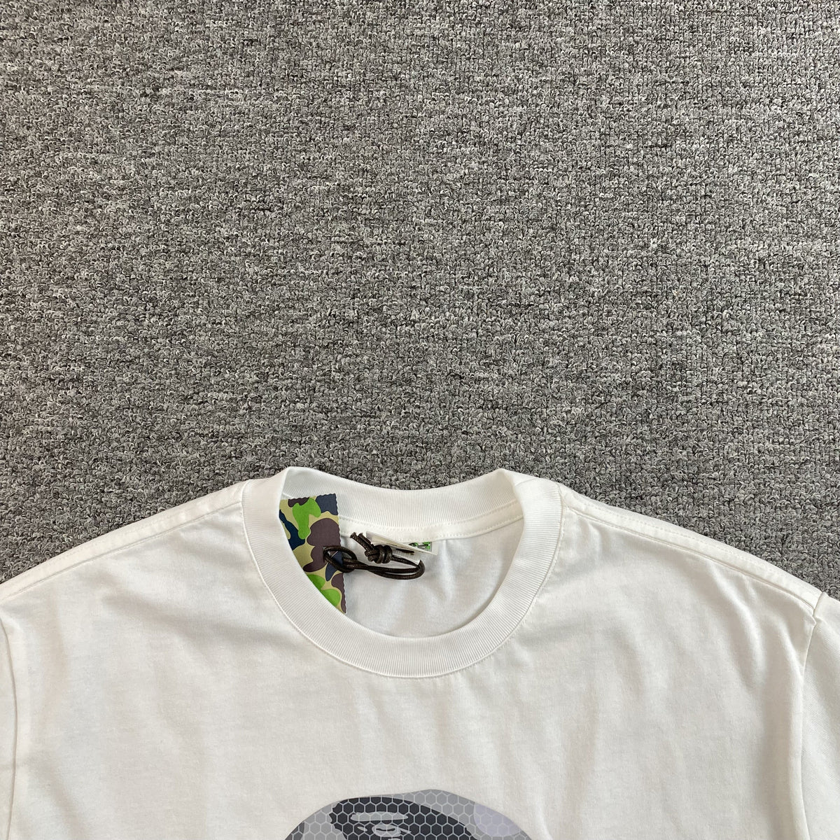 Remera Bape Camo Big Ape Head Blanca