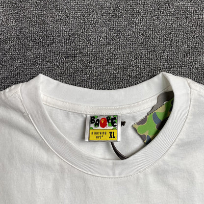 Remera Bape Camo Big Ape Head Blanca