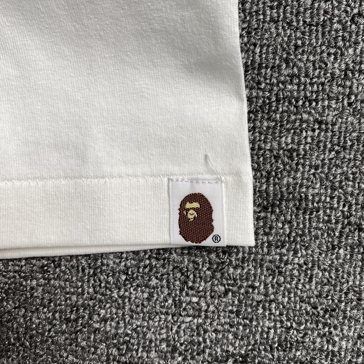Remera Bape Camo Big Ape Head Blanca