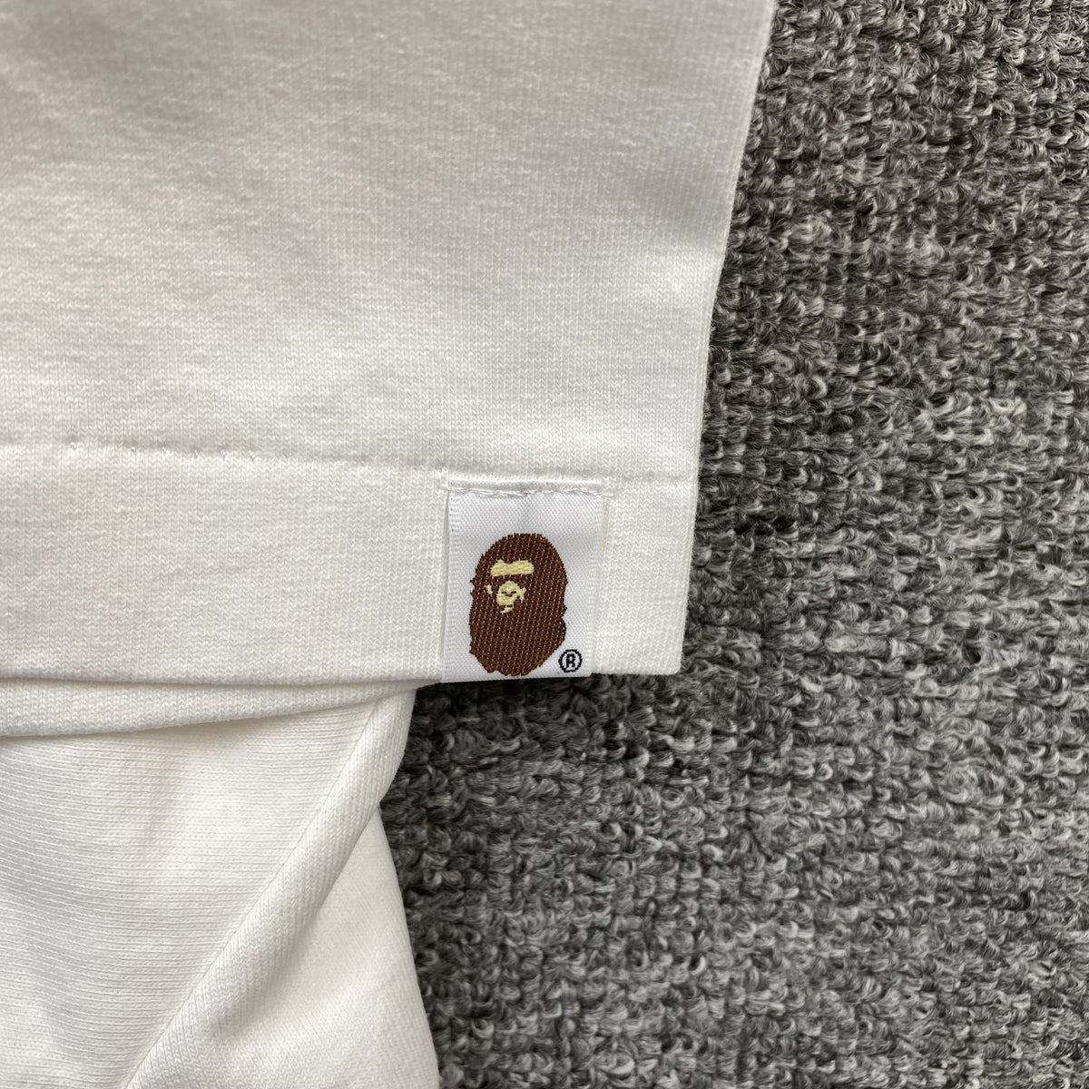 Remera Bape Camo Big Ape Head Blanca