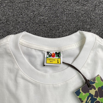 Remera Bape Camo Big Ape Head Blanca