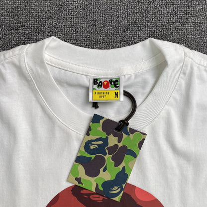 Remera Bape Camo Big Ape Head Blanca